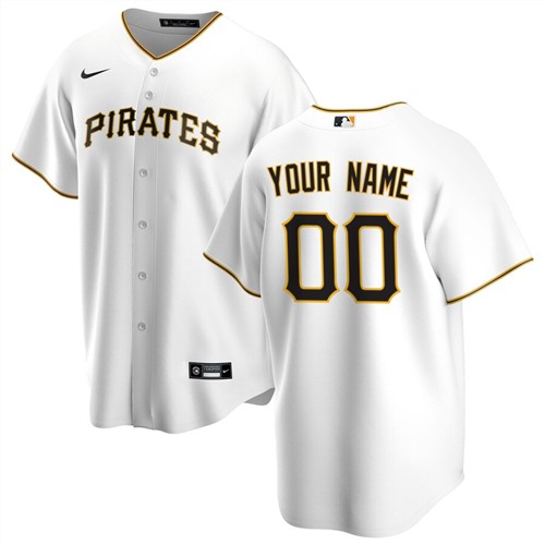 Men's Pittsburgh Pirates ACTIVE PLAYER Custom Stitched MLB Jersey